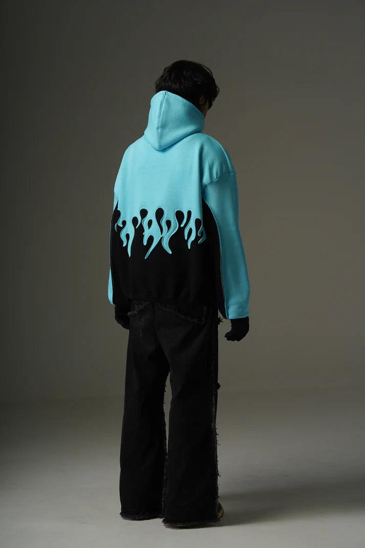 FLAME PATCH HOODIE