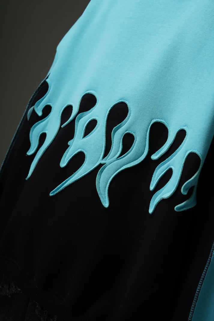 FLAME PATCH HOODIE