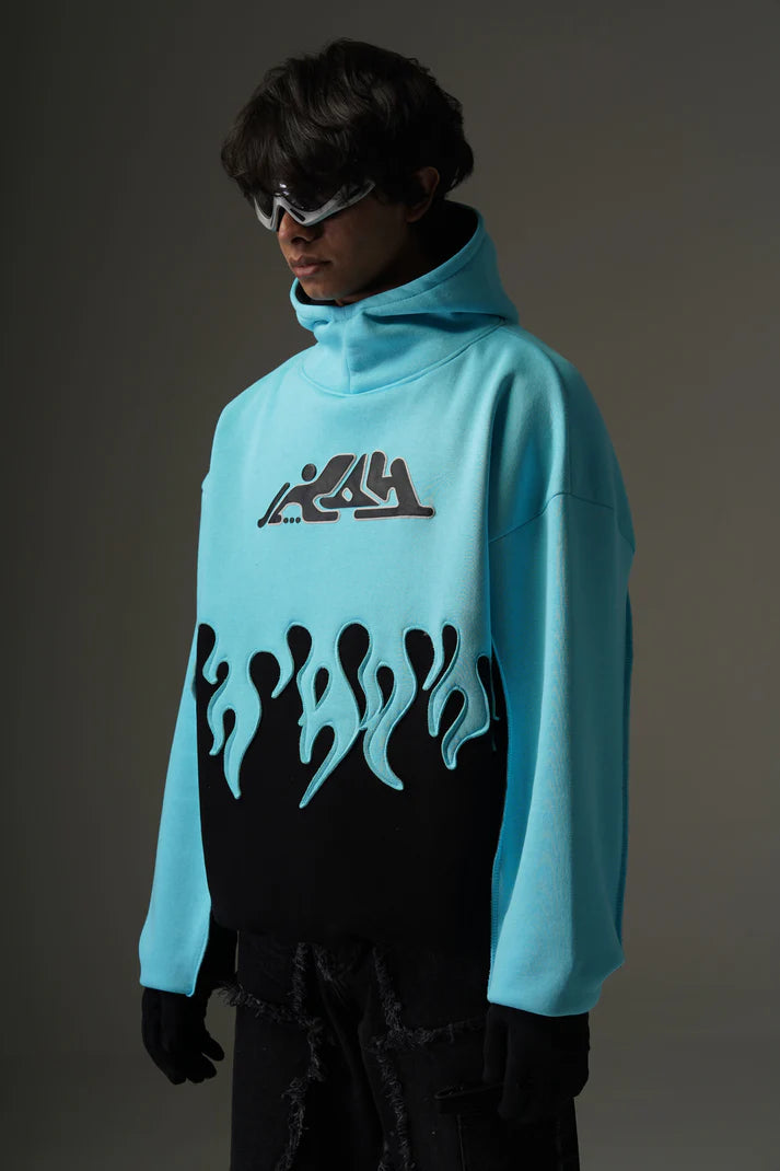 FLAME PATCH HOODIE